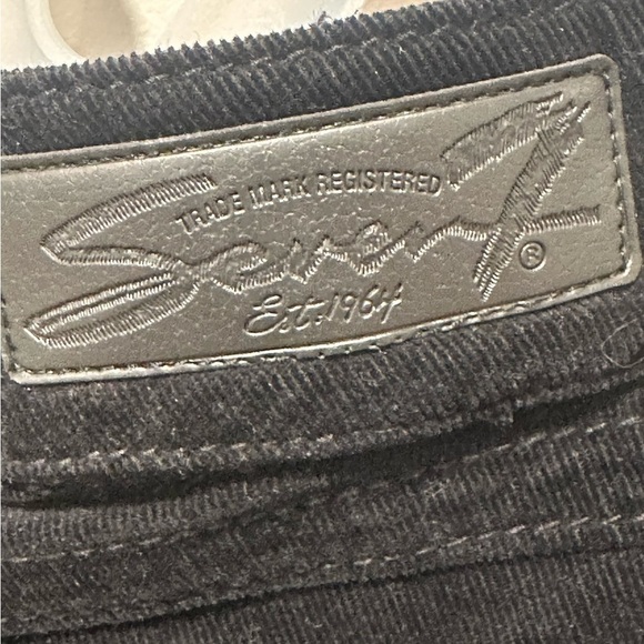 Seven7 Jeans Women’s Black Corduroy Pants Size 16 Nwt - Picture 5 of 7